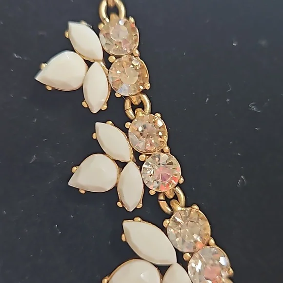 Vintage J.Crew white with rhinestones - Picture 3 of 8